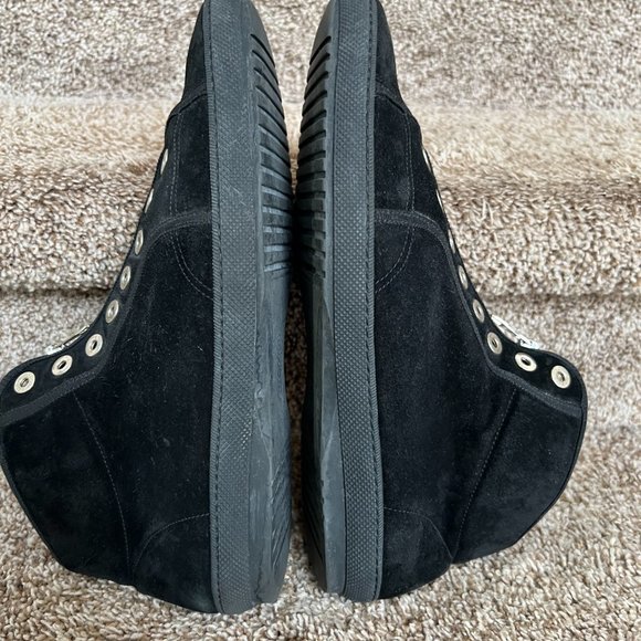 Louis Vuitton Men\'s Black Suede High Top Sneakers main image 7